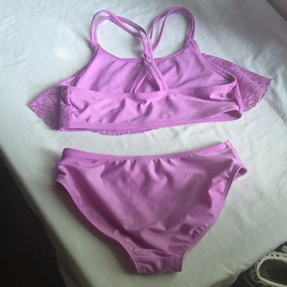 Cat & Jack Lavender Bikini Set - Picture 3 of 4